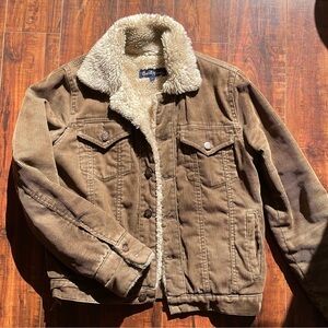 Vintage Earl Corduroy Sherpa Jean Jacket Size Medium